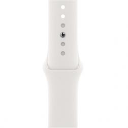 Apple Watch 6 44mm GPS Silver Aluminum Case with White Sport Band