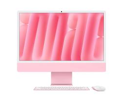 Моноблок Apple iMac 24 Retina 4,5K (M4, 8C CPU/8C GPU, 2024), 16 Гб, 256 Гб SSD, розовый (MWUG3)